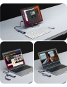 Buy UGREEN CM475 multifunctional adapter HUB USB Type C - 3 x USB / Ethernet RJ-45 / USB Type C PD gray - UGR1276GRY - {ean13} - Home Screen Store Europe