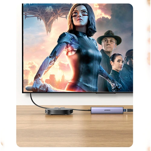 Kup Hub UGREEN CM475 USB-C - 3xUSB / Ethernet RJ-45 / USB-C PD šedý - UGR1276GRY - {ean13} - Sklep Home Screen