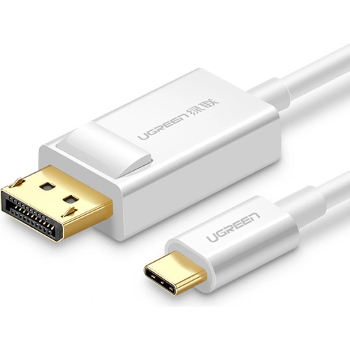Kup Jednosměrný adaptér UGREEN MM139 USB-C - Display Port 4K 1,5m bílý - UGR1277WHT - {ean13} - Sklep Home Screen