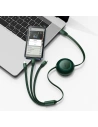 Kup Skládací kabel 3w1 Baseus Bright Mirror 2 USB-C - micro USB + Lightning + USB-C 3.5A 1.1m zelený - BSU3364GRN - {ean13} - Sklep Home Screen