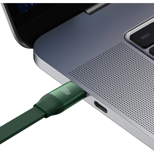 Kup Skládací kabel 3w1 Baseus Bright Mirror 2 USB-C - micro USB + Lightning + USB-C 3.5A 1.1m zelený - BSU3364GRN - {ean13} - Sklep Home Screen