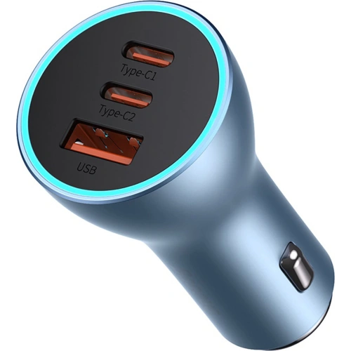 Kup Încărcător auto Baseus Golden Contactor Pro USB-A + 2x USB-C 65W albastru - BSU3366BLU - {ean13} - Sklep Home Screen