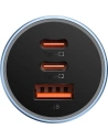 Kup Autonabíječka Baseus Golden Contactor Pro USB-A + 2x USB-C 65W modrá - BSU3366BLU - {ean13} - Sklep Home Screen
