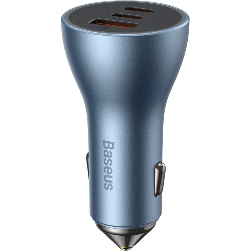 Kup Autonabíječka Baseus Golden Contactor Pro USB-A + 2x USB-C 65W modrá - BSU3366BLU - {ean13} - Sklep Home Screen