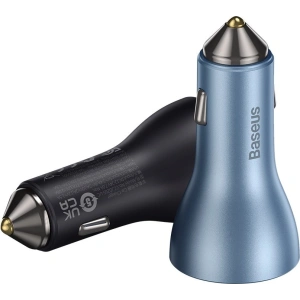Buy Baseus Golden Contactor Pro USB-A car charger + 2x USB-C 65W blue - BSU3366BLU - {ean13} - Home Screen Store Europe