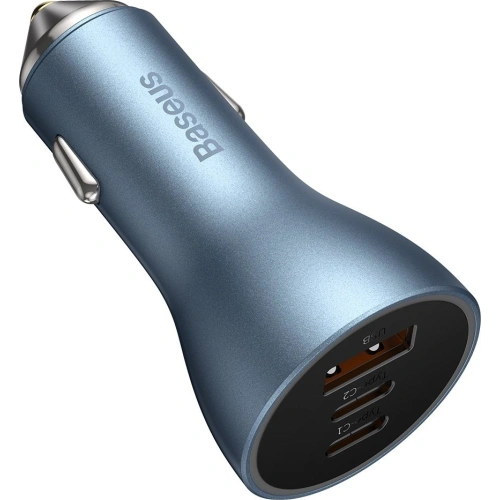 Kup Încărcător auto Baseus Golden Contactor Pro USB-A + 2x USB-C 65W albastru - BSU3366BLU - {ean13} - Sklep Home Screen