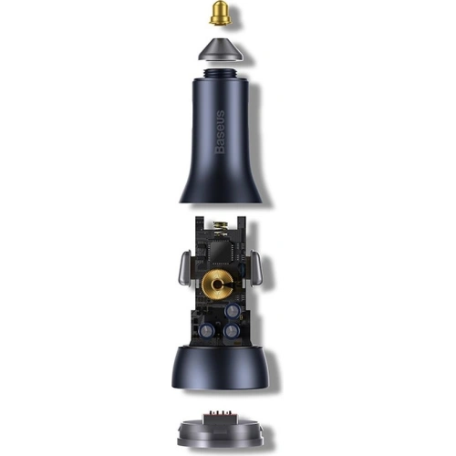 Buy Baseus Golden Contactor Pro USB-A car charger + 2x USB-C 65W blue - BSU3366BLU - {ean13} - Home Screen Store Europe