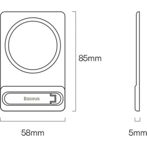 Baseus Foldable Magnetic Bracket Black