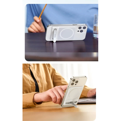 Buy Baseus Foldable Magnetic Bracket White - BSU3368WHT - {ean13} - Home Screen Store Europe