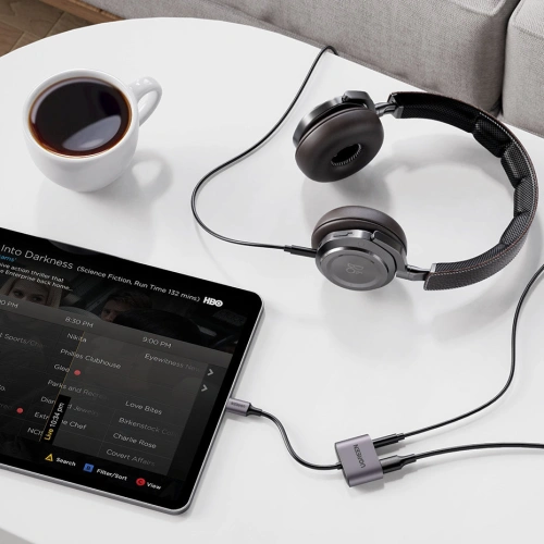 Kup UGREEN CM231 Adapter USB-C (männlich) - USB-C PD QC (weiblich) + 3,5mm Klinke (weiblich) grau - UGR1278GRY - {ean13} - Sklep Home Screen