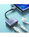 Kup Adapter UGREEN CM231 USB-C (męski) - USB-C PD QC (żeński) + mini jack 3,5mm (żeński) szary - UGR1278GRY - {ean13} - Sklep Home Screen