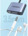Kup Adapter UGREEN CM231 USB-C (męski) - USB-C PD QC (żeński) + mini jack 3,5mm (żeński) szary - UGR1278GRY - {ean13} - Sklep Home Screen