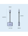 Kup UGREEN CM231 Adapter USB-C (männlich) - USB-C PD QC (weiblich) + 3,5mm Klinke (weiblich) grau - UGR1278GRY - {ean13} - Sklep Home Screen