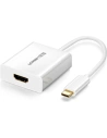 Adapter UGREEN USB-C (męski) - HDMI (żeński) biały