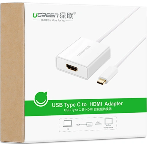 Kup Adaptér UGREEN USB-C (samec) - HDMI (samice) bílý - UGR1279WHT - {ean13} - Sklep Home Screen