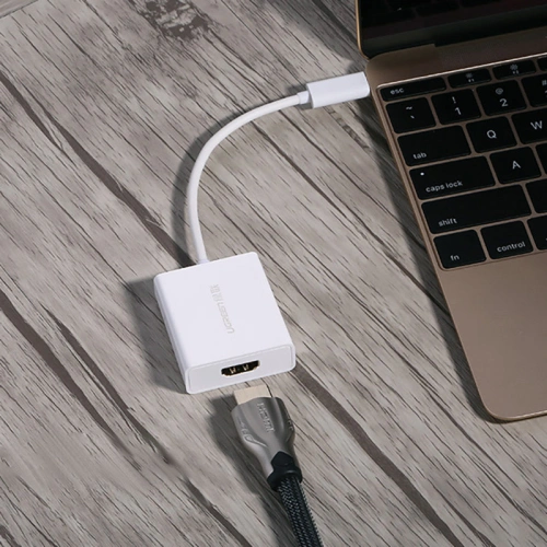 Kup Adaptér UGREEN USB-C (samec) - HDMI (samice) bílý - UGR1279WHT - {ean13} - Sklep Home Screen