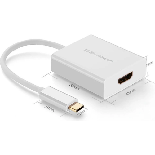 Kup Adaptér UGREEN USB-C (samec) - HDMI (samice) bílý - UGR1279WHT - {ean13} - Sklep Home Screen