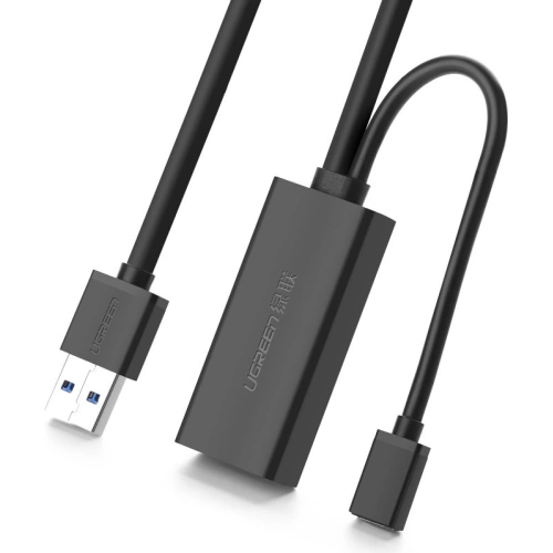 Kup Przedłużacz aktywny UGREEN US175 USB 3.2 Gen 1 (USB 3.0, USB 3.1 Gen 1) 10m czarny - UGR1281BLK - {ean13} - Sklep Home Screen