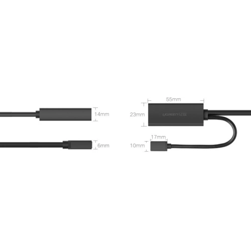 Kup Przedłużacz aktywny UGREEN US175 USB 3.2 Gen 1 (USB 3.0, USB 3.1 Gen 1) 10m czarny - UGR1281BLK - {ean13} - Sklep Home Screen