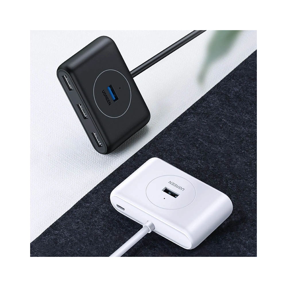 Hub UGREEN CR113 USB-C - 4 x USB 3.0 1m biały