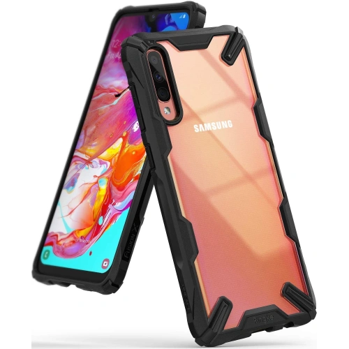 Kup Etui Ringke Fusion-X Samsung Galaxy A70 Fekete - RGK914BLK - {ean13} - Sklep Home Screen