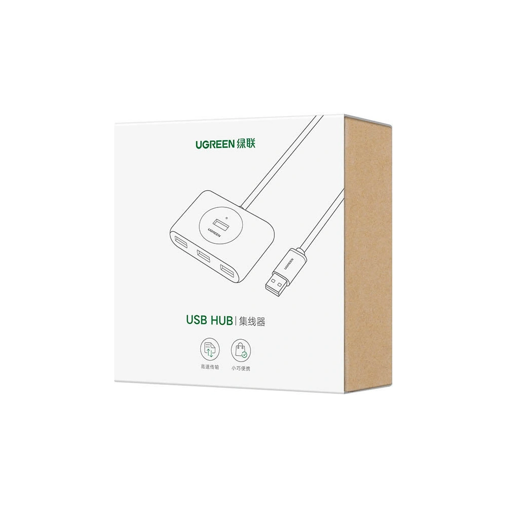 Hub UGREEN CR113 USB-C - 4 x USB 3.0 1m biały