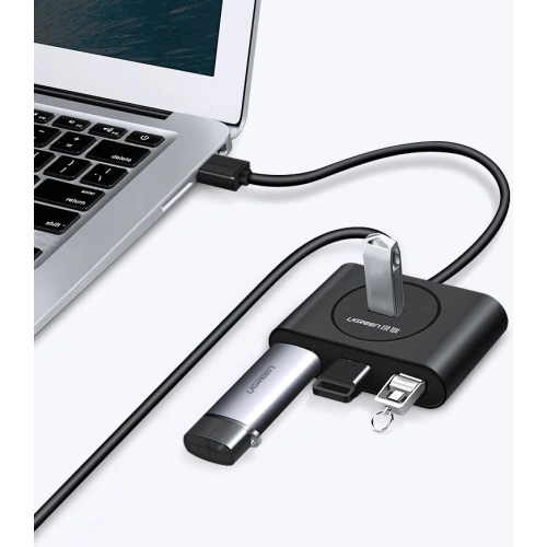 Buy UGREEN CR113 multifunctional USB HUB Type c - 4 x USB 3.0 1m white - UGR1282WHT - {ean13} - Home Screen Store Europe