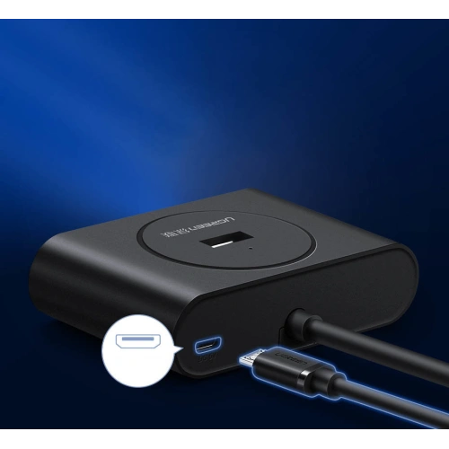 Kup Hub UGREEN CR113 USB-C - 4 x USB 3.0 1m bílý - UGR1282WHT - {ean13} - Sklep Home Screen