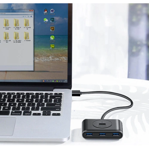 Buy UGREEN CR113 multifunctional USB HUB Type c - 4 x USB 3.0 1m white - UGR1282WHT - {ean13} - Home Screen Store Europe