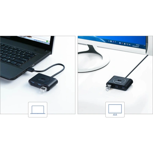Kup Hub UGREEN CR113 USB-C - 4 x USB 3.0 1m bílý - UGR1282WHT - {ean13} - Sklep Home Screen
