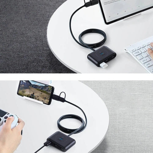 Buy UGREEN CR113 multifunctional USB HUB Type c - 4 x USB 3.0 1m white - UGR1282WHT - {ean13} - Home Screen Store Europe