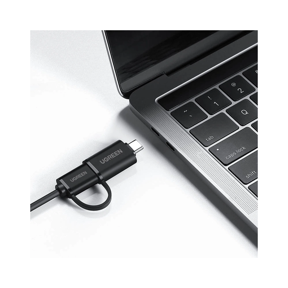 Hub UGREEN CR113 USB-C - 4 x USB 3.0 1m biały