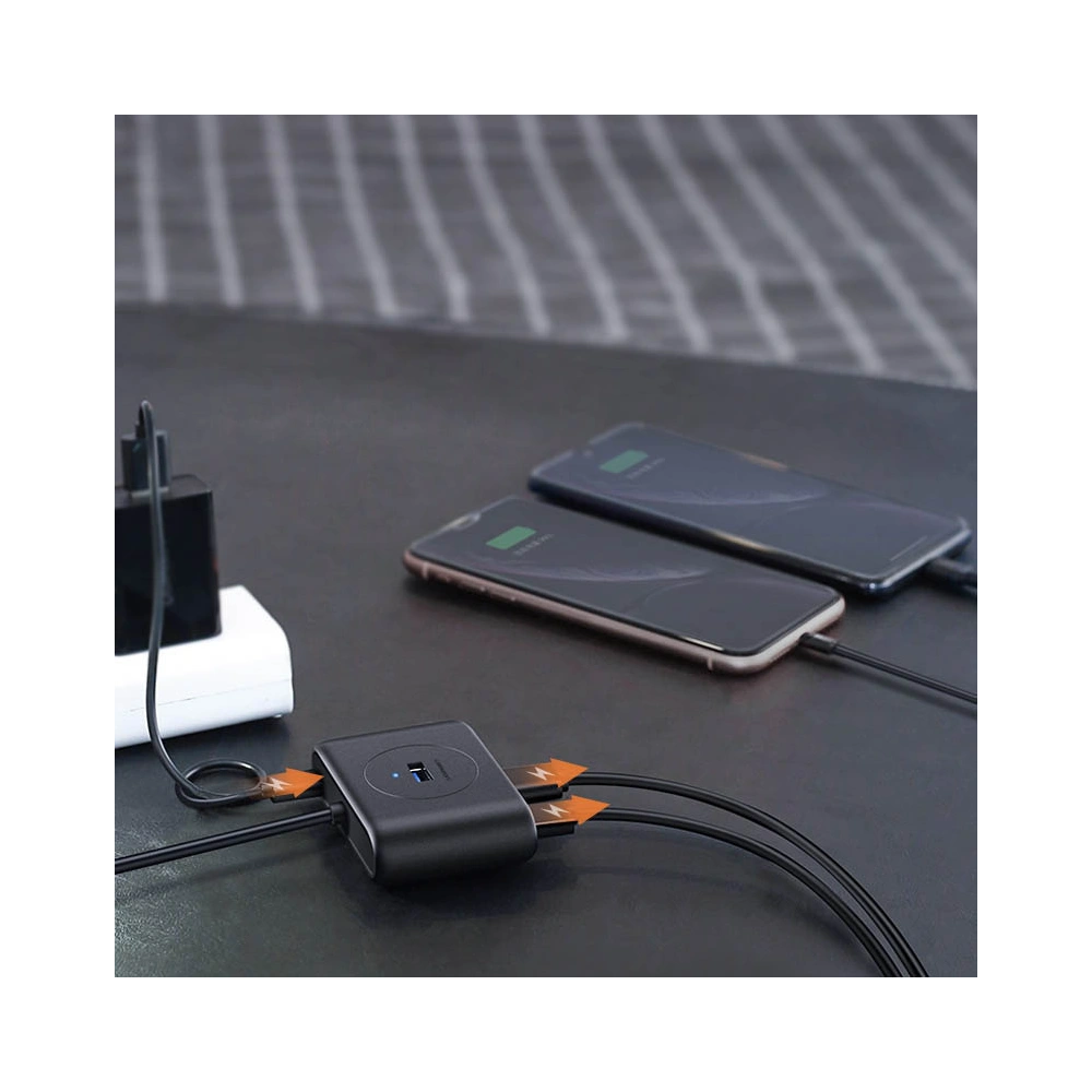 Hub UGREEN CR113 USB-C - 4 x USB 3.0 1m biały