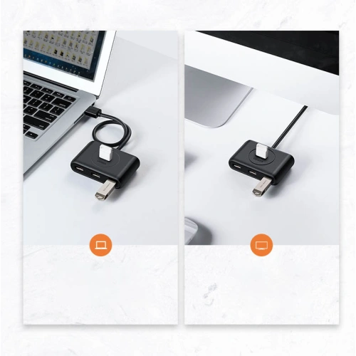 Kup Hub UGREEN CR113 USB-C - 4 x USB 3.0 1m bílý - UGR1282WHT - {ean13} - Sklep Home Screen
