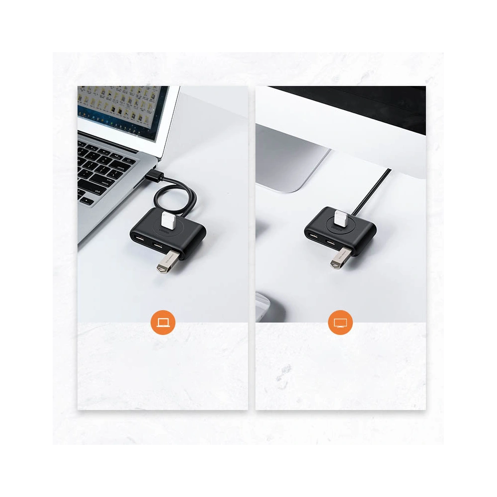 Hub UGREEN CR113 USB-C - 4 x USB 3.0 1m biały