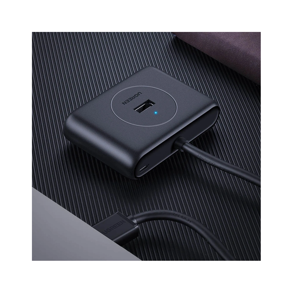 Hub UGREEN CR113 USB-C - 4 x USB 3.0 1m biały