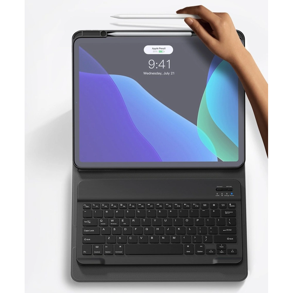 Etui z klawiaturą Baseus Brilliance Apple iPad Pro 11 2018/2020/2021 (1., 2. i 3. generacji) czarny