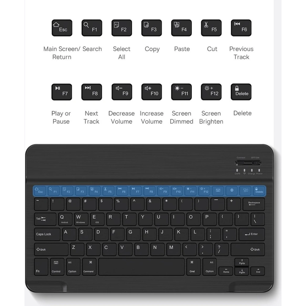 Etui z klawiaturą Baseus Brilliance Apple iPad Pro 11 2018/2020/2021 (1., 2. i 3. generacji) czarny