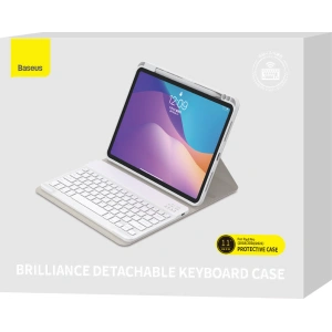 Kup Etui z klawiaturą Baseus Brilliance Apple iPad Pro 11 2018/2020/2021 (1., 2. i 3. generacji) biały - BSU3370WHT - {ean13} - Sklep Home Screen
