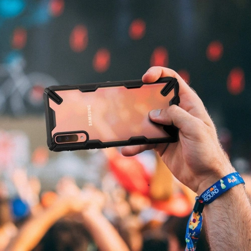 Kup Case Ringke Fusion-X Samsung Galaxy A70 Schwarz - RGK914BLK - {ean13} - Sklep Home Screen
