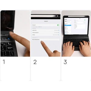 Kup Billentyűzetes tok Baseus Brilliance Apple iPad Pro 11 2018/2020/2021 (1., 2. és 3. generáció) fehér - BSU3370WHT - {ean13} - Sklep Home Screen