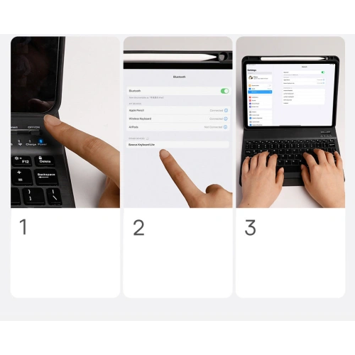 Kup Billentyűzetes tok Baseus Brilliance Apple iPad Pro 11 2018/2020/2021 (1., 2. és 3. generáció) fehér - BSU3370WHT - {ean13} - Sklep Home Screen