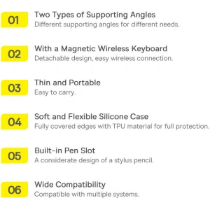 Kup Billentyűzetes tok Baseus Brilliance Apple iPad Pro 11 2018/2020/2021 (1., 2. és 3. generáció) fehér - BSU3370WHT - {ean13} - Sklep Home Screen