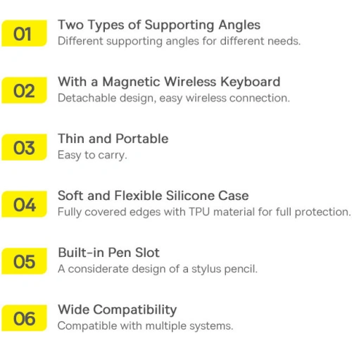 Kup Billentyűzetes tok Baseus Brilliance Apple iPad Pro 11 2018/2020/2021 (1., 2. és 3. generáció) fehér - BSU3370WHT - {ean13} - Sklep Home Screen