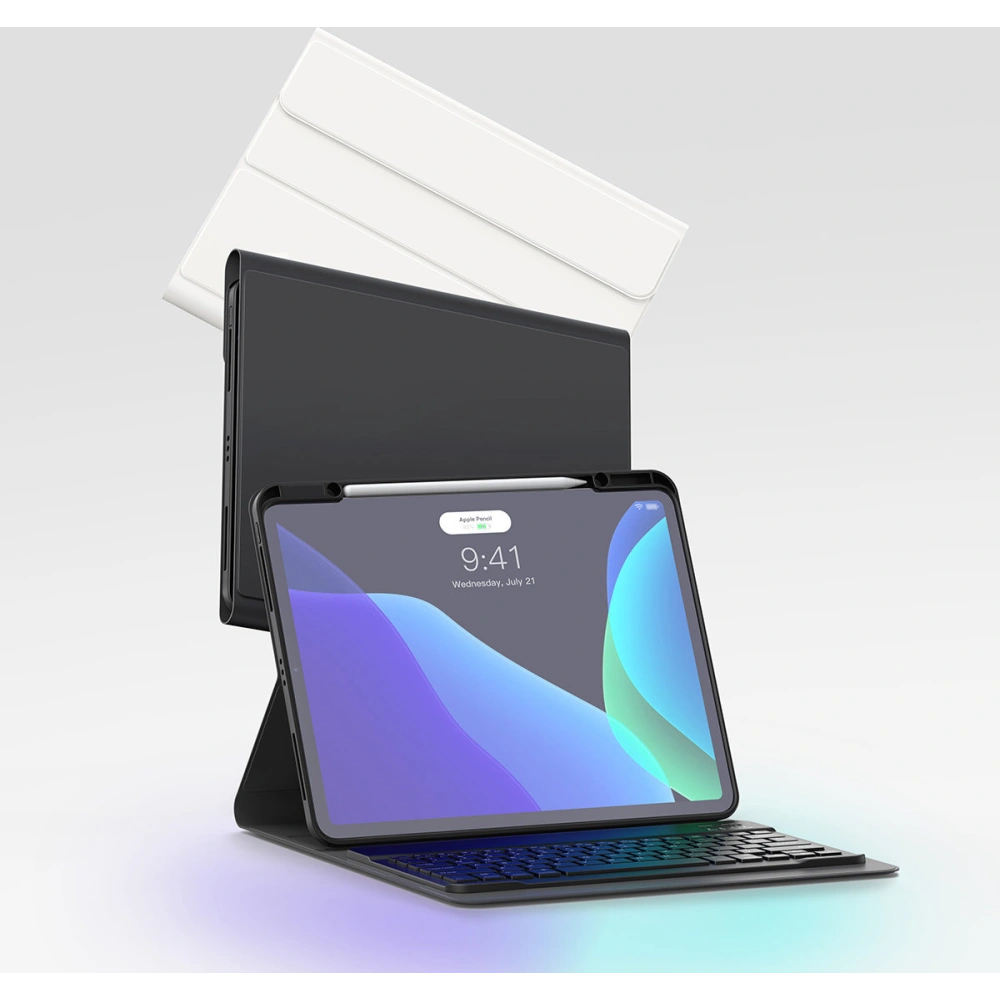 Etui z klawiaturą Baseus Brilliance Apple iPad Pro 12.9 2018/2020/2021 (3., 4. i 5. generacji) czarny