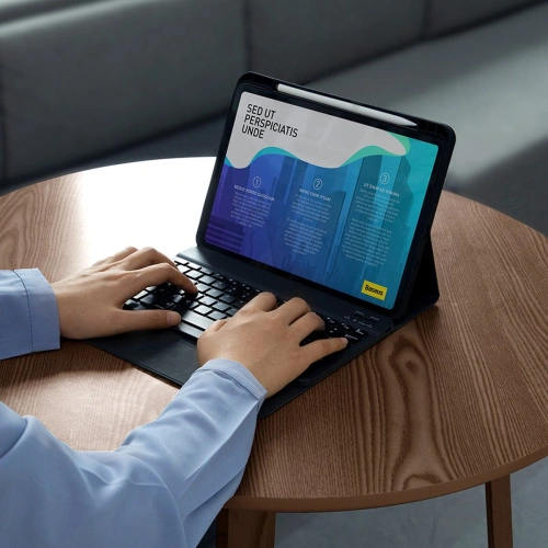 Kup Etui cu tastatură Baseus Brilliance Apple iPad Pro 12.9 2018/2020/2021 (a 3-a, a 4-a și a 5-a generație) negru - BSU3371BLK - {ean13} - Sklep Home Screen