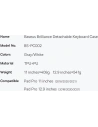 Kup Etui z klawiaturą Baseus Brilliance Apple iPad Pro 12.9 2018/2020/2021 (3., 4. i 5. generacji) biały - BSU3372WHT - {ean13} - Sklep Home Screen