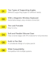 Kup Zongora tok Baseus Brilliance Apple iPad Pro 12.9 2018/2020/2021 (3., 4. és 5. generáció) fehér - BSU3372WHT - {ean13} - Sklep Home Screen