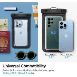 Kup Univerzální vodotěsné pouzdro Spigen A601 Univerzální vodotěsné pouzdro černé - SPN2268BLK - {ean13} - Sklep Home Screen