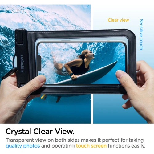 Buy Spigen A601 Universal Waterproof Case Black - SPN2268BLK - {ean13} - Home Screen Store Europe